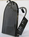 RetroFit Aluminum Mailbox Door- Large Black 8" (w) x 10" (h) - Curated Treasures Market