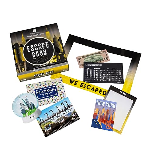 Talking Tables Host Your Own Escape Room Game New York Edition | Interactive Family Games Night | Solve Puzzles and Find Clues to Escape in time | 2-6 Players | Ages 16+ | Moderate Difficulty Level
