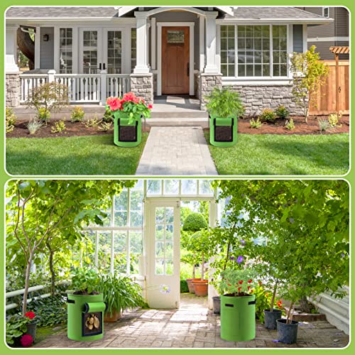 7 Gallon Potato Grow Bags with Handles & Access Flap k4
