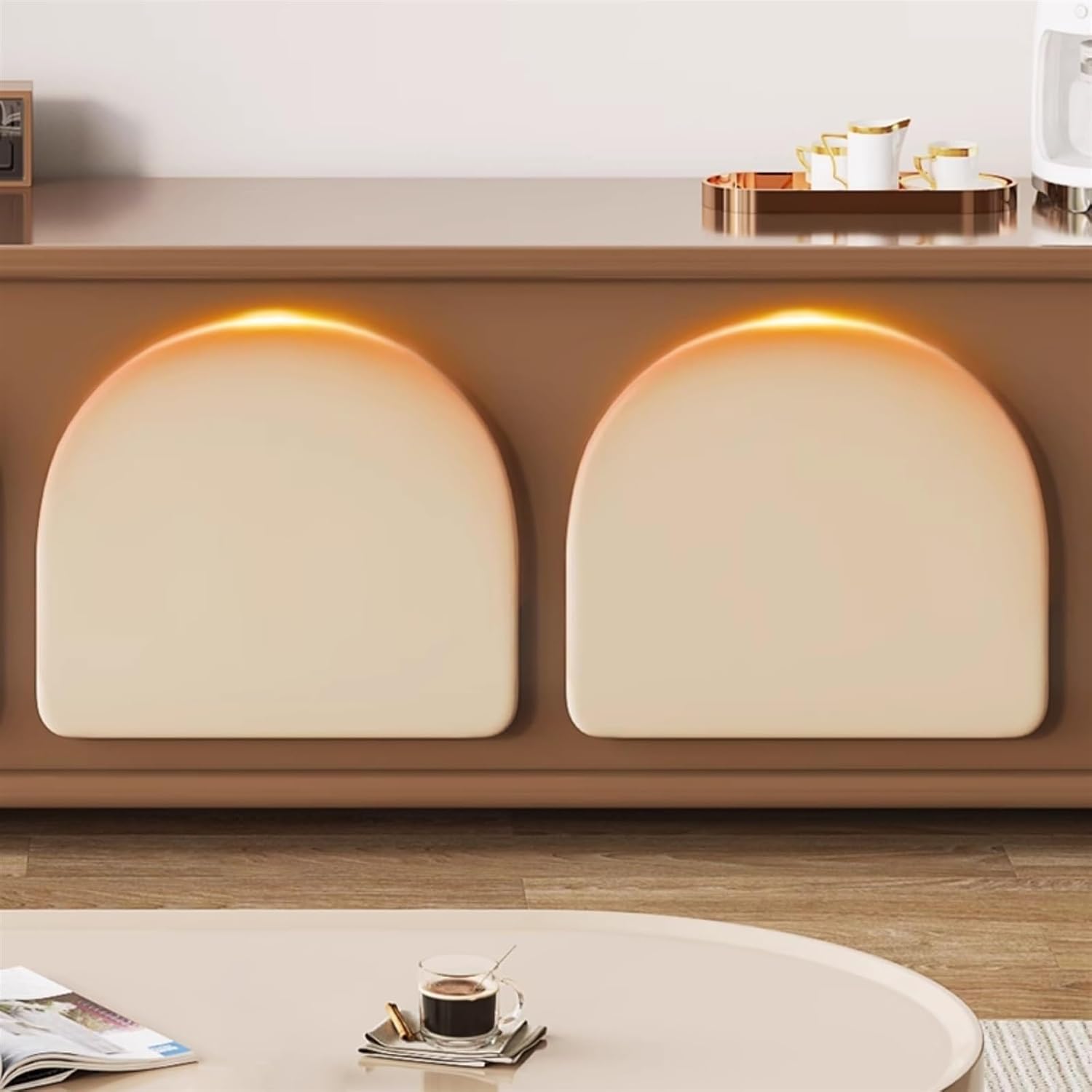 TV Cabinet with Arched Doors for Living Room k7