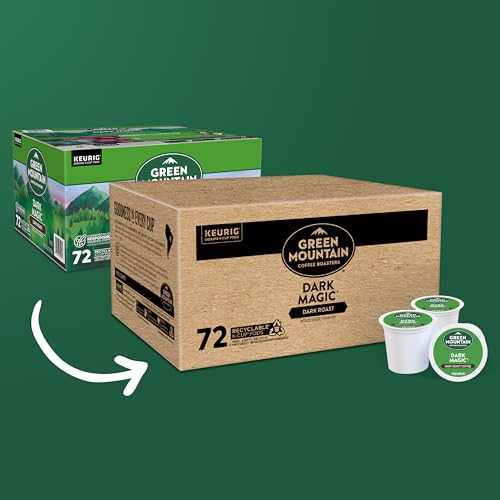Dark Roast Coffee Pods, 72 Count K7m