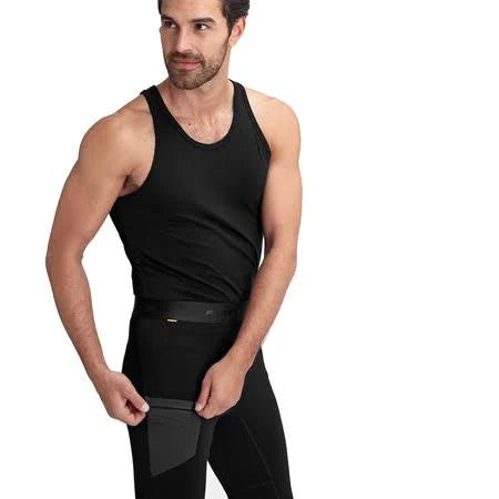 Men's Long Tights Black L 7k