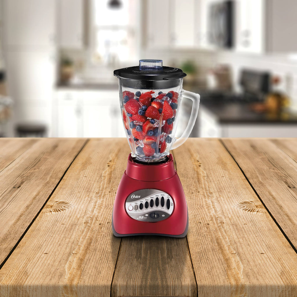 Blender 6-Cup Capacity Metallic Red k7