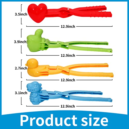 Snowball Maker Clip with Handle for Kids Winter Outdoor Toys D7k