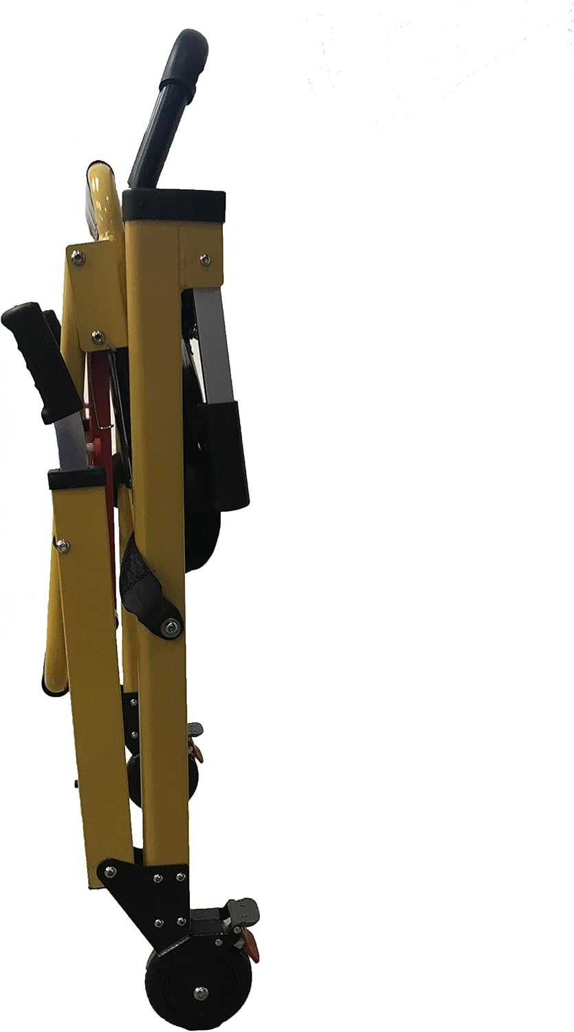 EMS Stair Chair Patient Transfer 2-Wheel Folding Evacuation Chair Y7