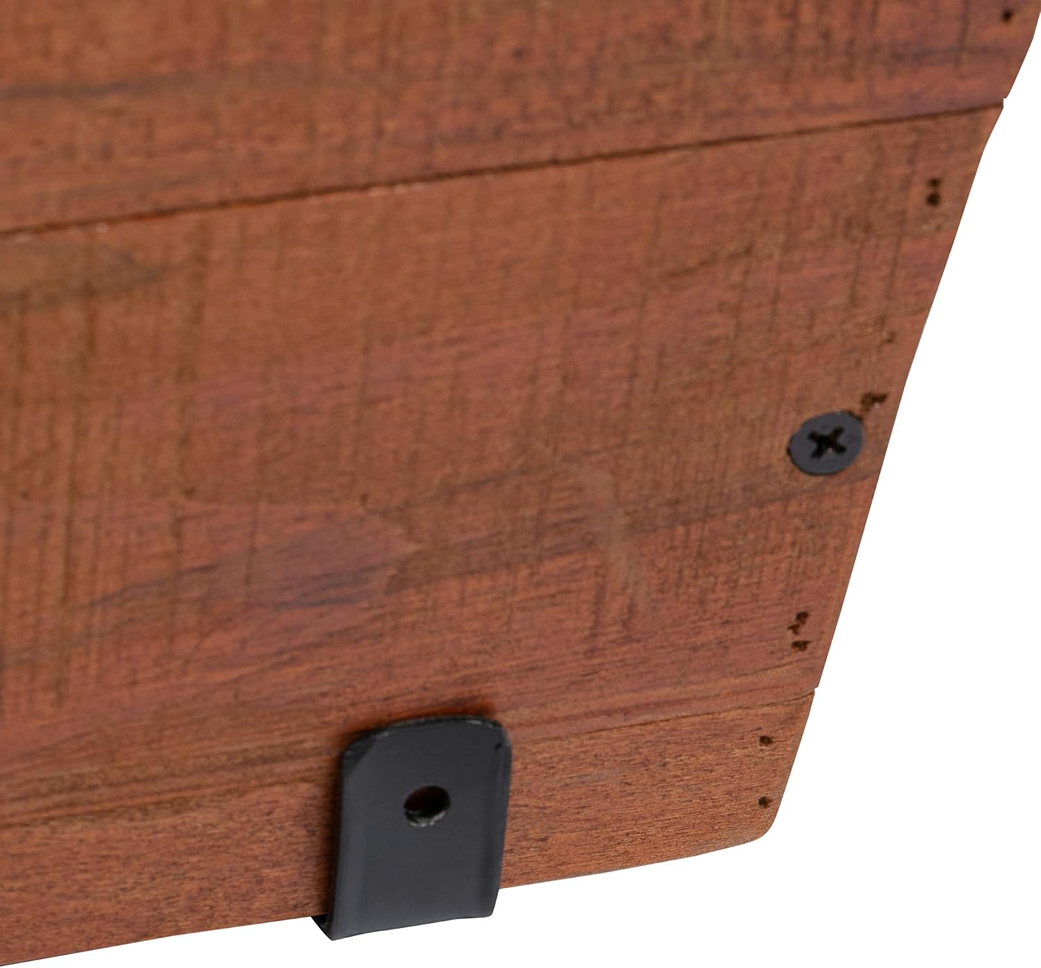 Rectangular Hanging Planter 2-Pack Brown K7m