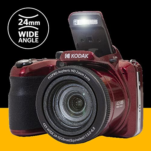 Digital Camera 42X Optical Zoom 24mm Wide Angle 1080P Video r7