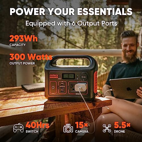 Portable Power Station 293Wh Backup Battery for Camping Travel a7