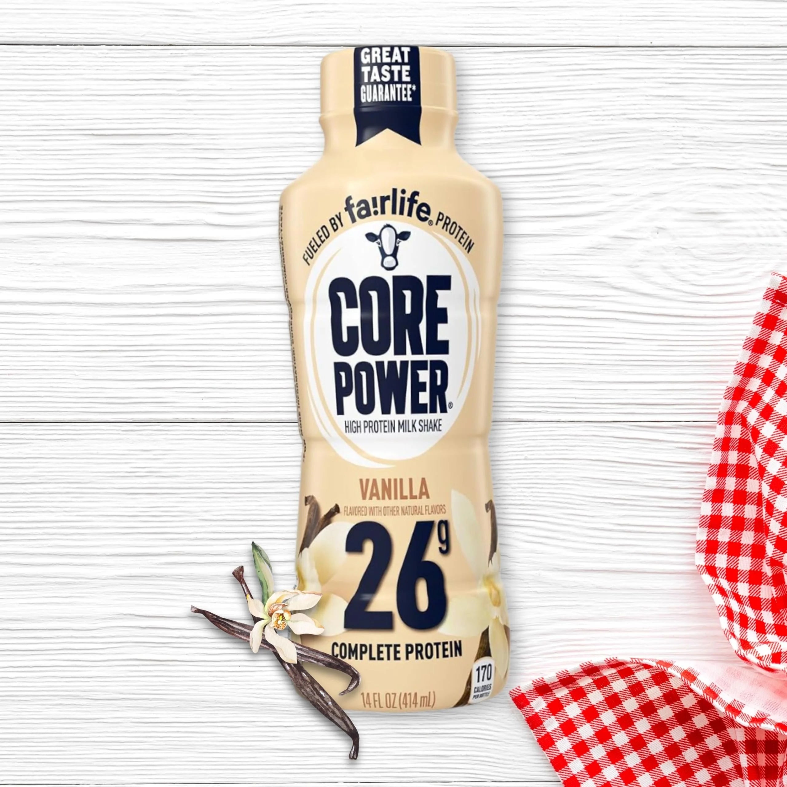Vanilla Protein Shakes 14 Fl Oz Pack of 12 a7