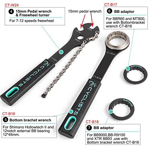 Bike Repair Tool Kit with Storage Case 7k