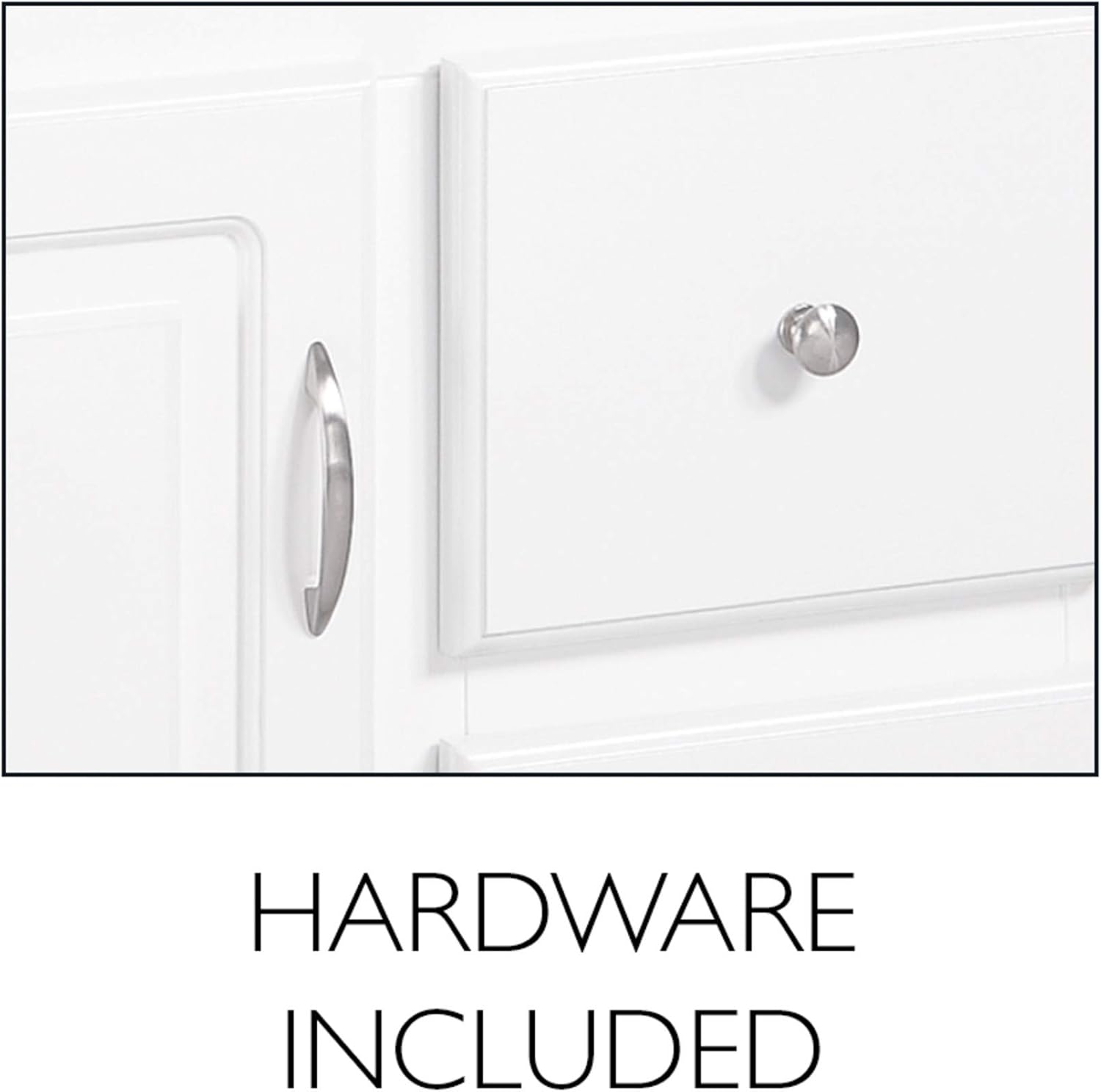 Bathroom Wall Cabinet 2-Door White 1-Shelf 21x30 a7