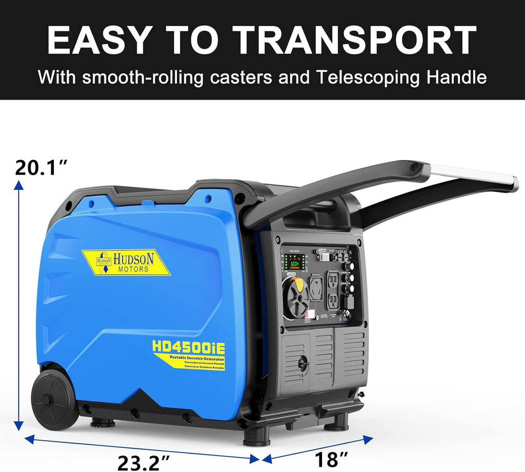 4500-Watt Portable Inverter Generator with Electric Start & Eco-Mode a7