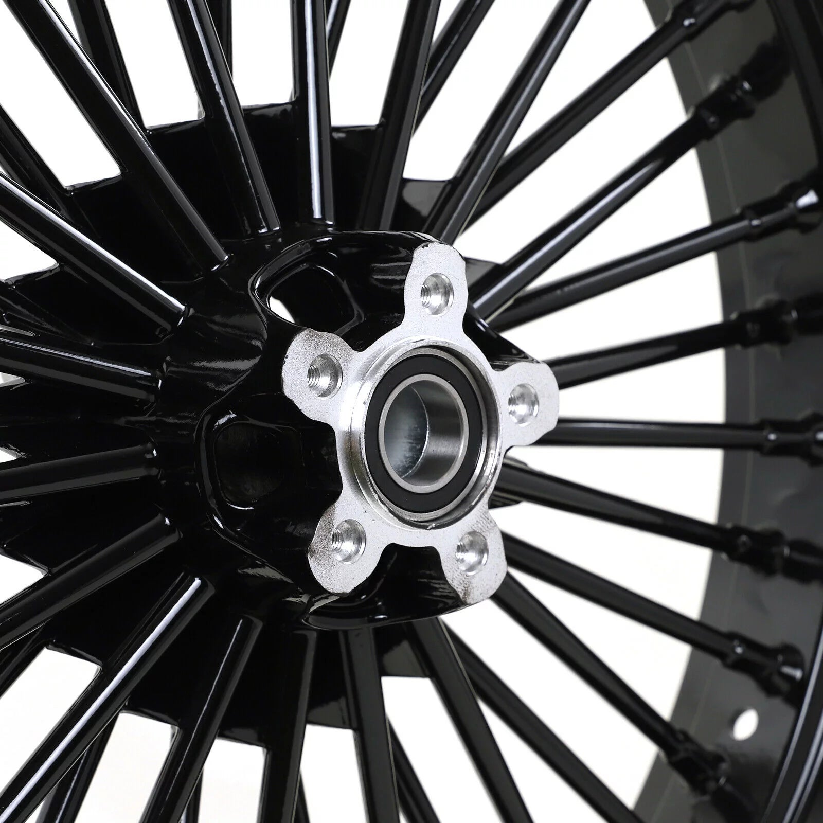 21x3.5 18x5.5 Fat Spoke Wheels Rim for Harley Dyna Wide Glide FXDWG 2006-2017 k7