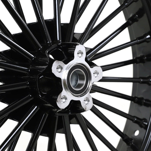 21x3.5 18x5.5 Fat Spoke Wheels Rim for Harley Dyna Wide Glide FXDWG 2006-2017 k7