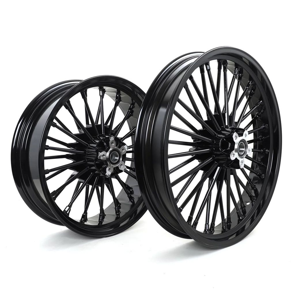 21x3.5 18x5.5 Fat Spoke Wheels Rim for Harley Dyna Wide Glide FXDWG 2006-2017 k7