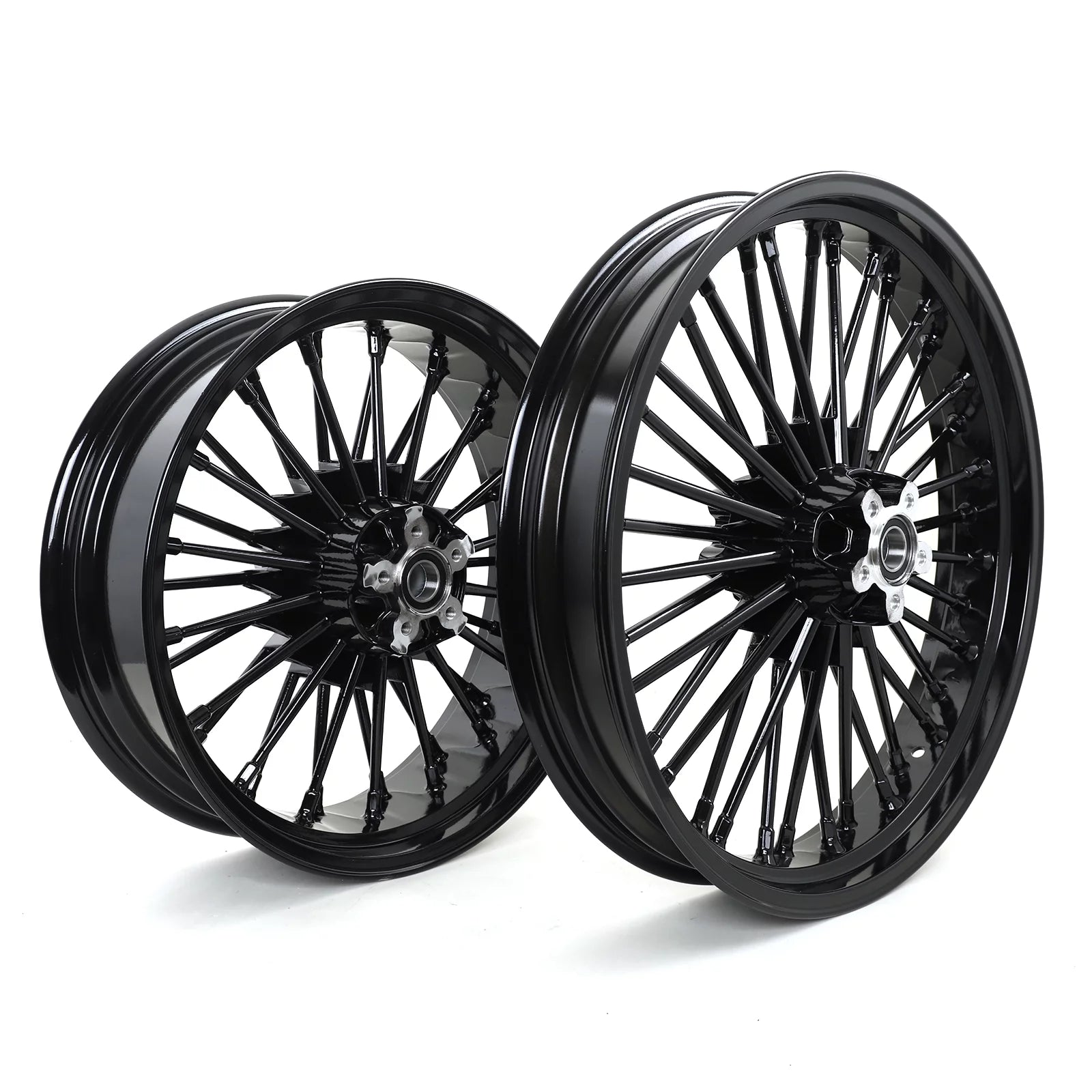 21x3.5 18x5.5 Fat Spoke Wheels Rim for Harley Dyna Wide Glide FXDWG 2006-2017 k7