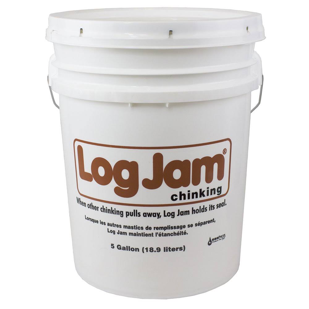 5 Gal Sashco 50155 Tan Log Jam Acrylic Latex Chinking