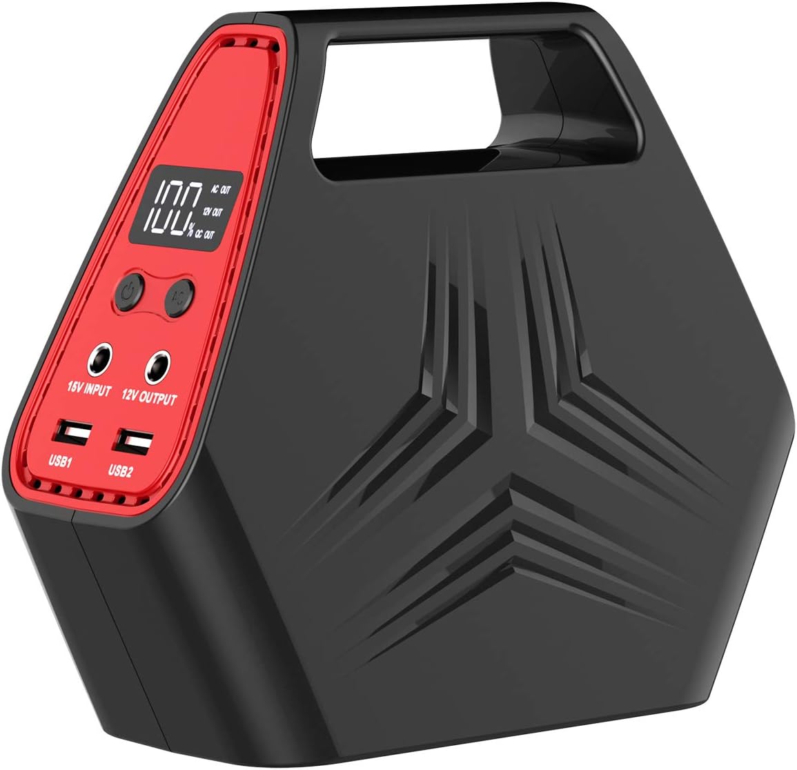 146Wh Portable Power Station, SinKeu Portable Power Bank with AC outlet, Laptop Charger with 110V/100W AC Outlet, DC Port, QC 3.0 USB Port, Rechargeable Backup Lithium Battery for Outdoor Camping Home Office Emergency