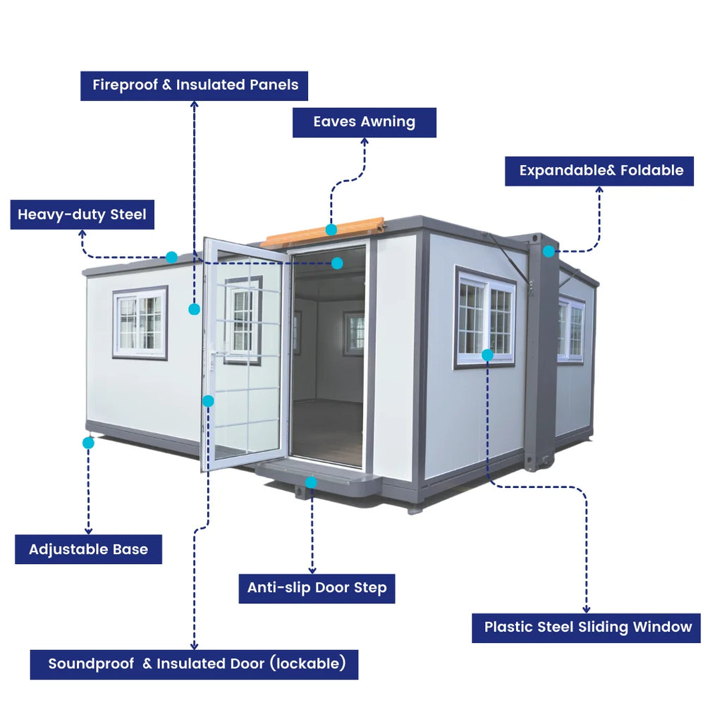 Tiny Expandable Prebuilt Home 15x20ft a7