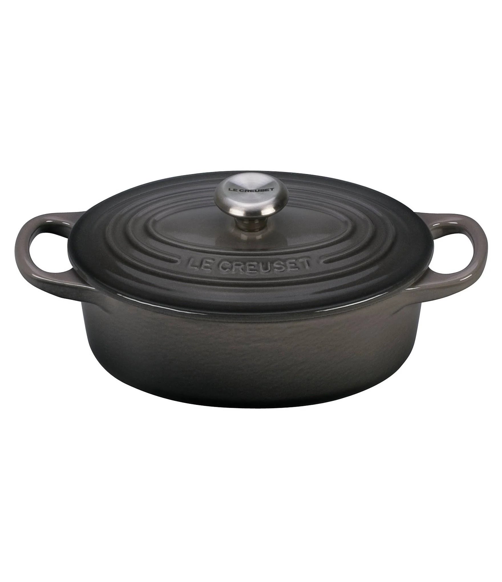 Le Creuset Signature Cast Iron 1-Quart Oyster Oval Dutch Oven