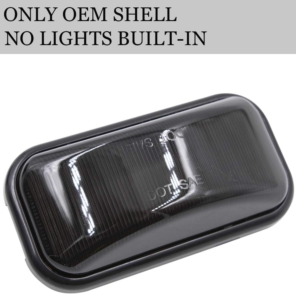 10pcs Cab Roof Lamp Housing for Hummer H2 2003-2009 Smoked Lens q7