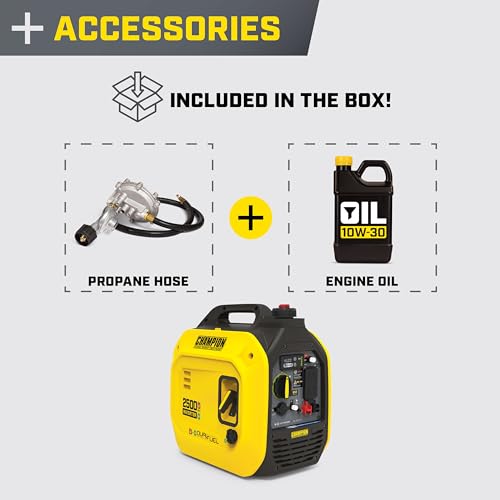 Portable Inverter Generator 2500W Dual Fuel a7