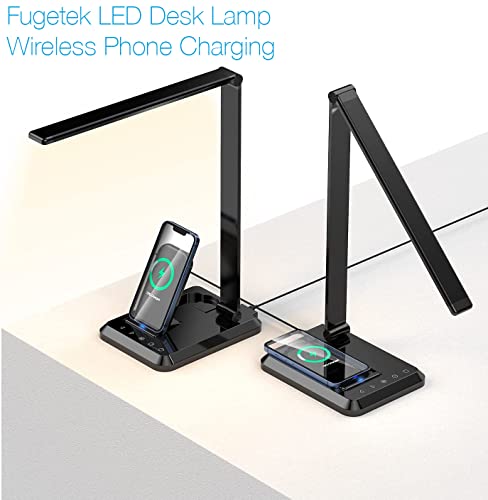 LED Desk Lamp with Wireless Charger and USB Port a7