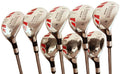 Senior Women's Golf Clubs All Ladies iDrive Hybrids Complete Set Includes: #3, 4, 5, 6, 7, 8, 9, PW. Lady L Flex Right Handed Utility Easy Oversized Clubs. Perfect for 55+ Years Old - Curated Treasures Market