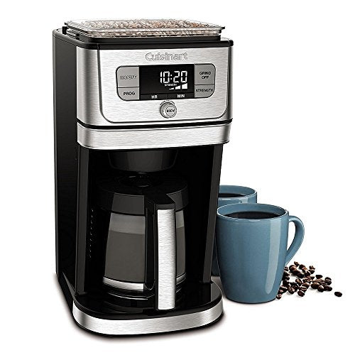 Automatic Burr Grind & Brew Coffee Maker 12-Cup Silver k7