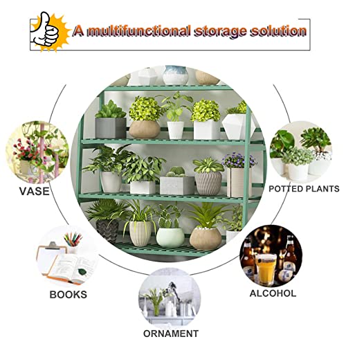 Wooden Flower Plant Stand Indoor Garden Rack 7k