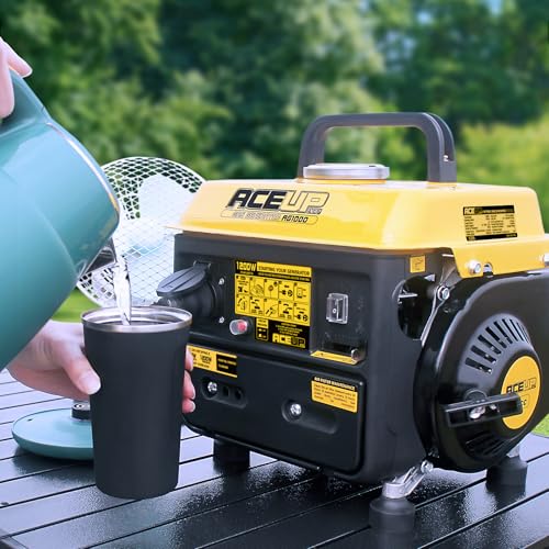 1200W Gas Powered Portable Generator for Camping Home Use A7