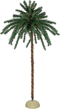 Northlight 6' Pre-Lit Artificial Tropical Outdoor Patio Palm Tree - Clear Lights