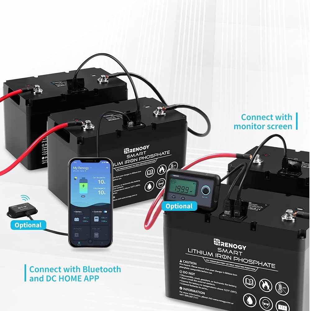 12V 100Ah Lithium-Iron Phosphate Battery with Self-Heating r7
