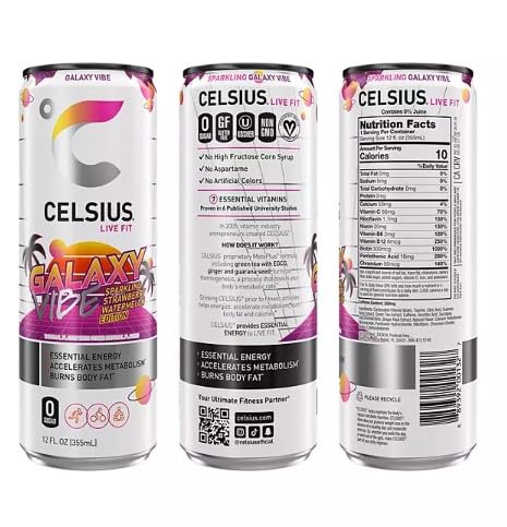 Sparkling Energy Drink 12 Pack Variety Sampler A7k