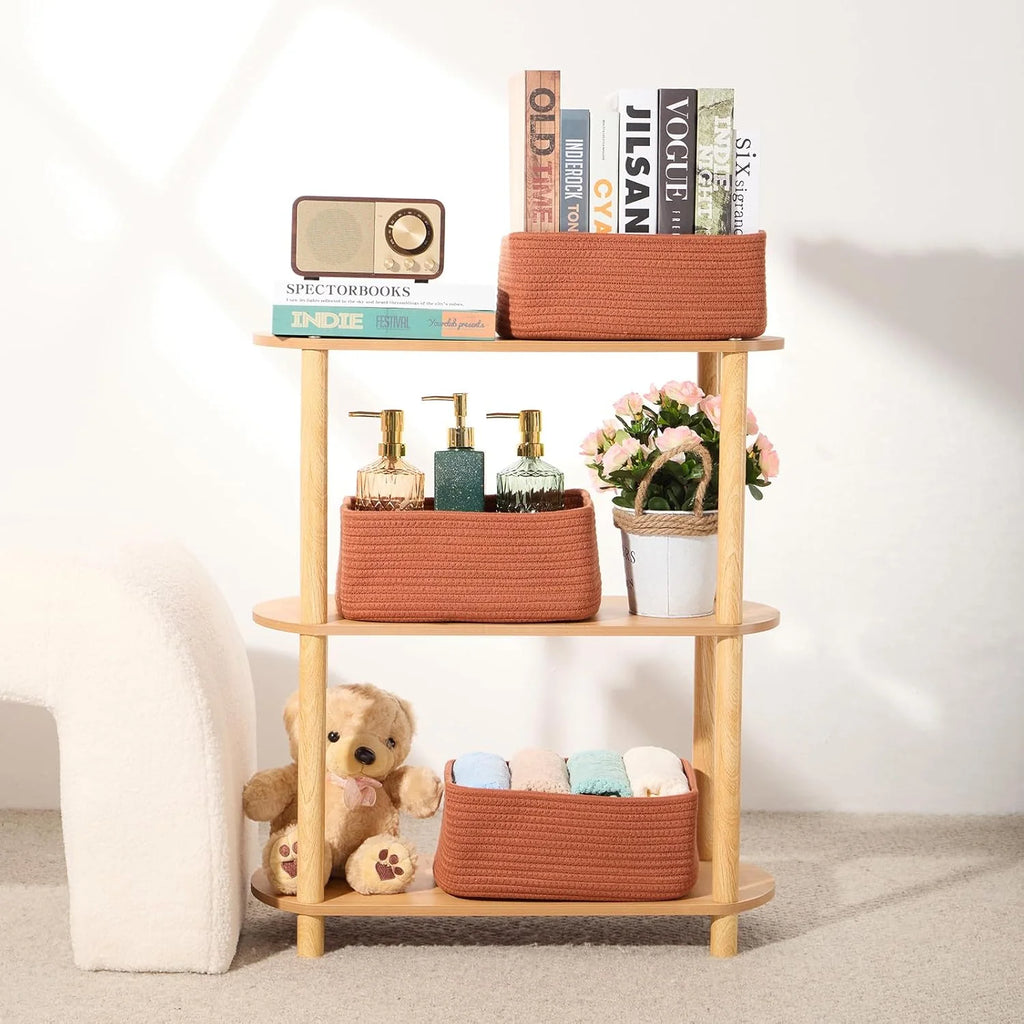 Small Storage Baskets for Organizing 3 Pack A7