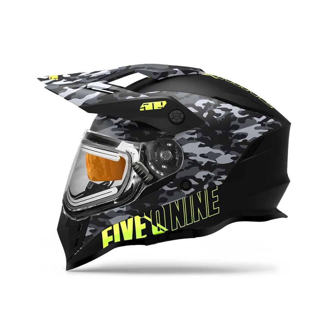 Black Camo Large Motorcycle Helmet 7k
