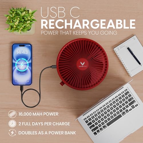 Portable Wireless Fan with 4 Speeds and Remote Control k7p