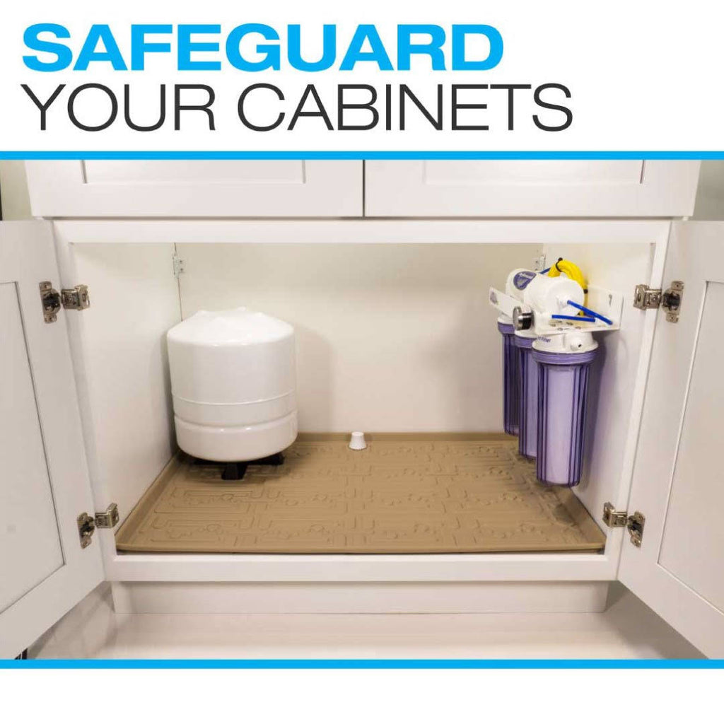 Under Sink Cabinet Mat 37x22 Beige a7