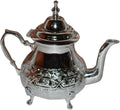 Handmade Moroccan Serving Tea Pot Kettle Hand-carved in Fes Guaranteed