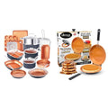 Gotham Steel 20 Pc Pots and Pans Set & Double Sided Pan