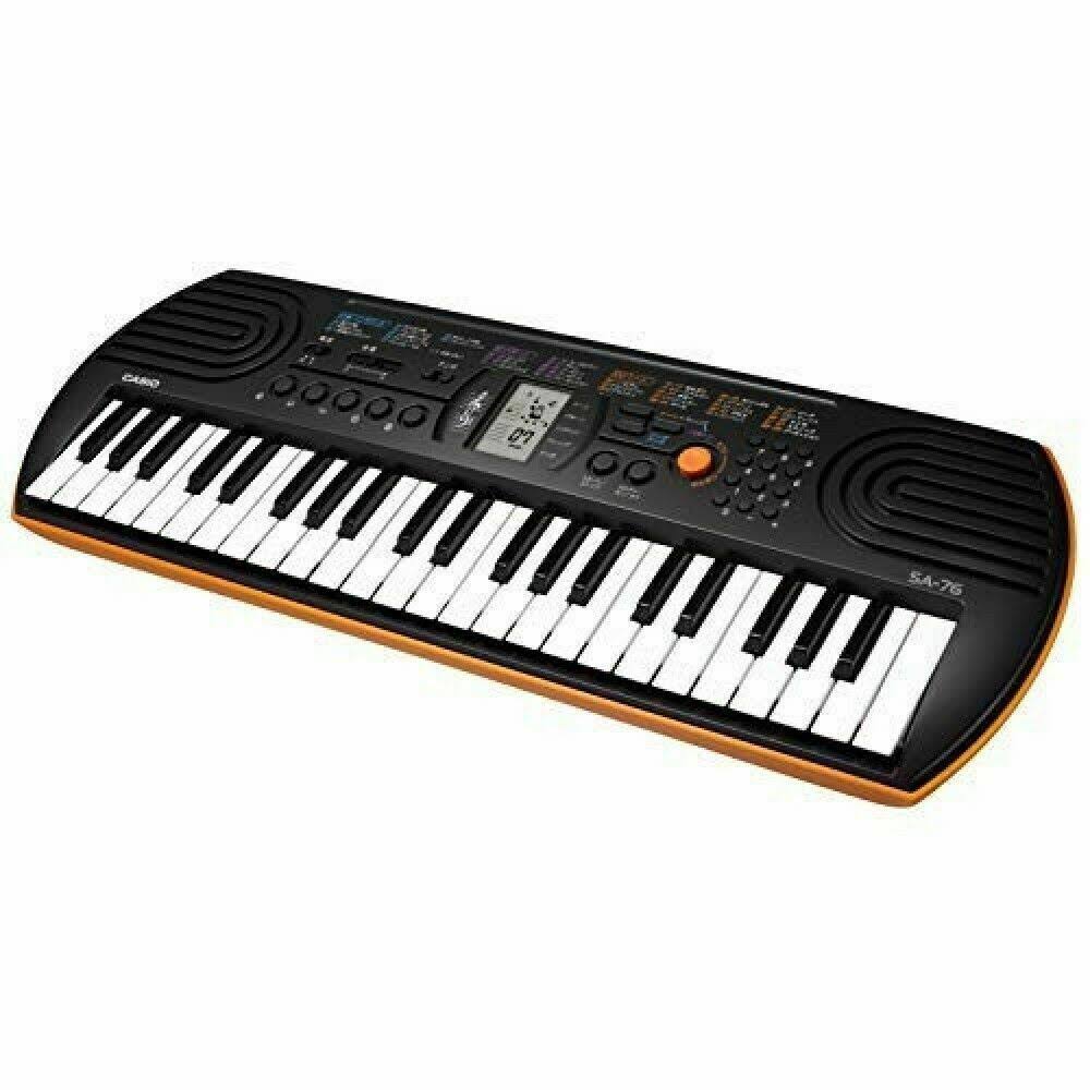 Electronic Mini Keyboard 44-Key Black Orange k7