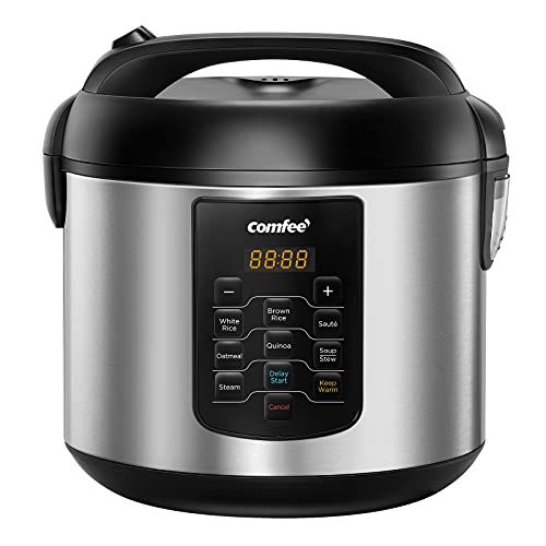 Compact Rice Cooker 6-in-1 Stainless Steel Multi Cooker 2QT A7