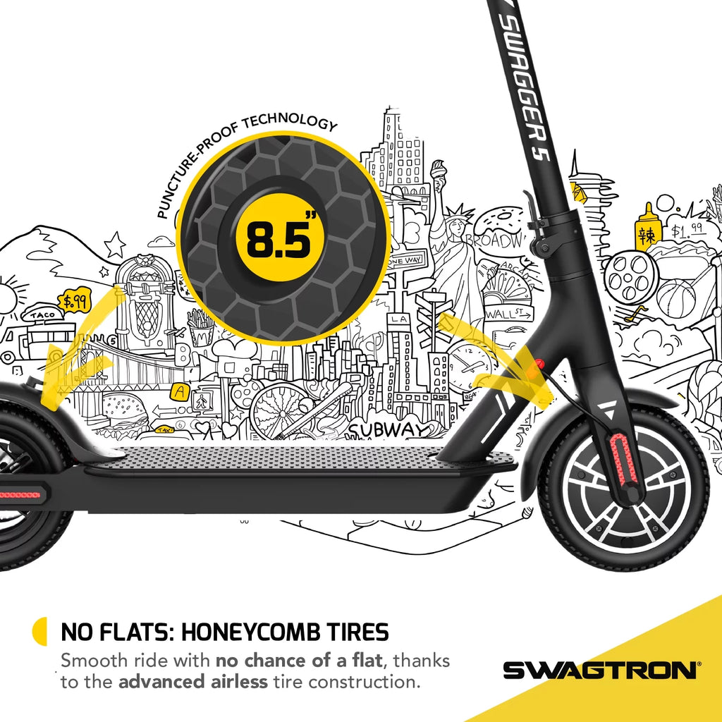 Adult Electric Scooter 320 lb Capacity 18 Mph A7
