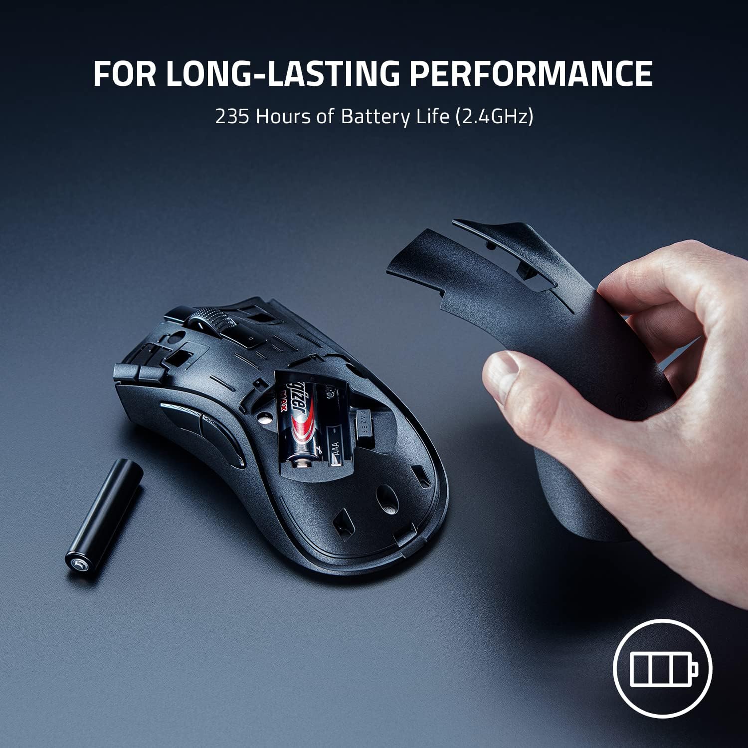 Wireless Ergonomic Gaming Mouse 7 Buttons 2-Pack k7
