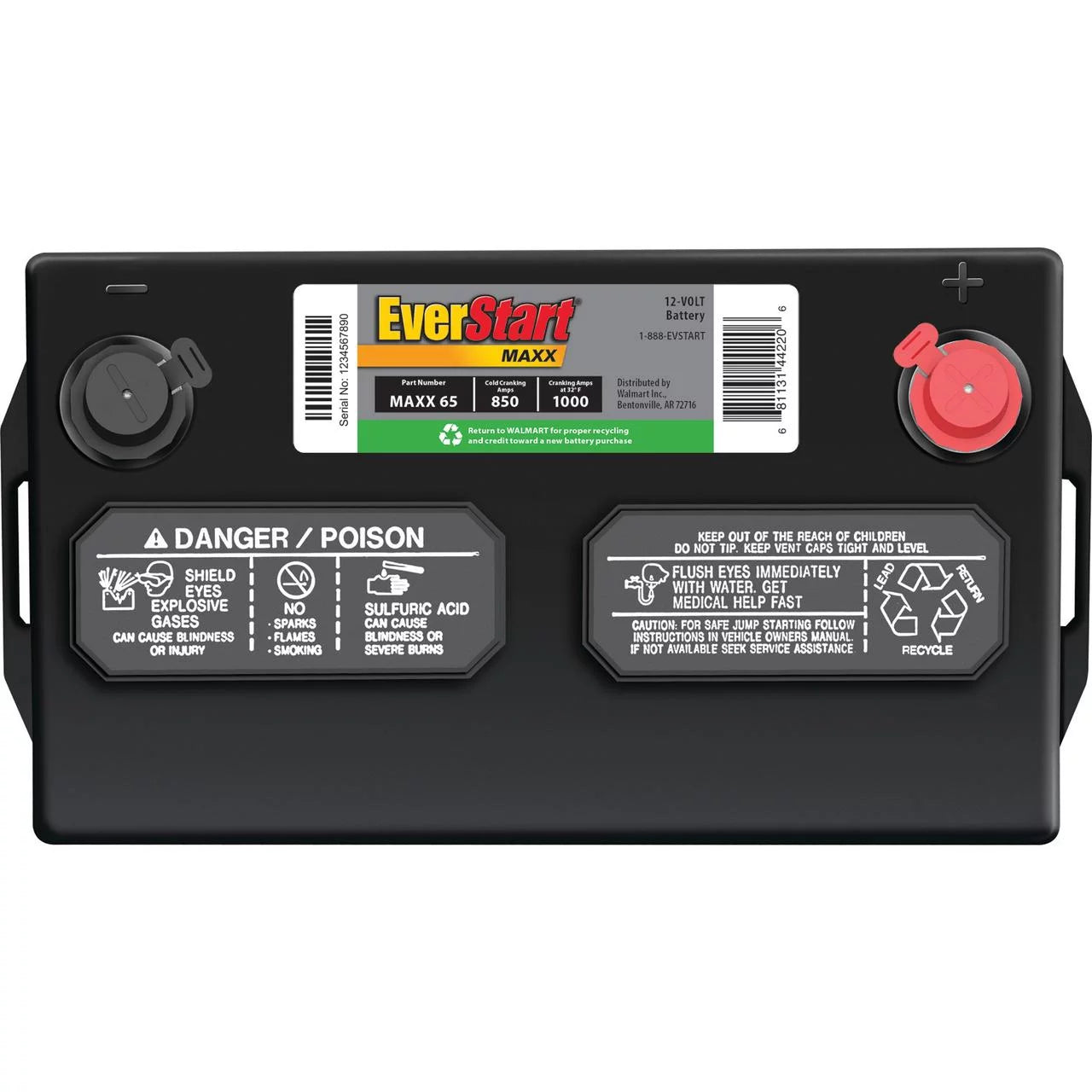 Automotive Battery Group Size 65 12V 850 CCA k7