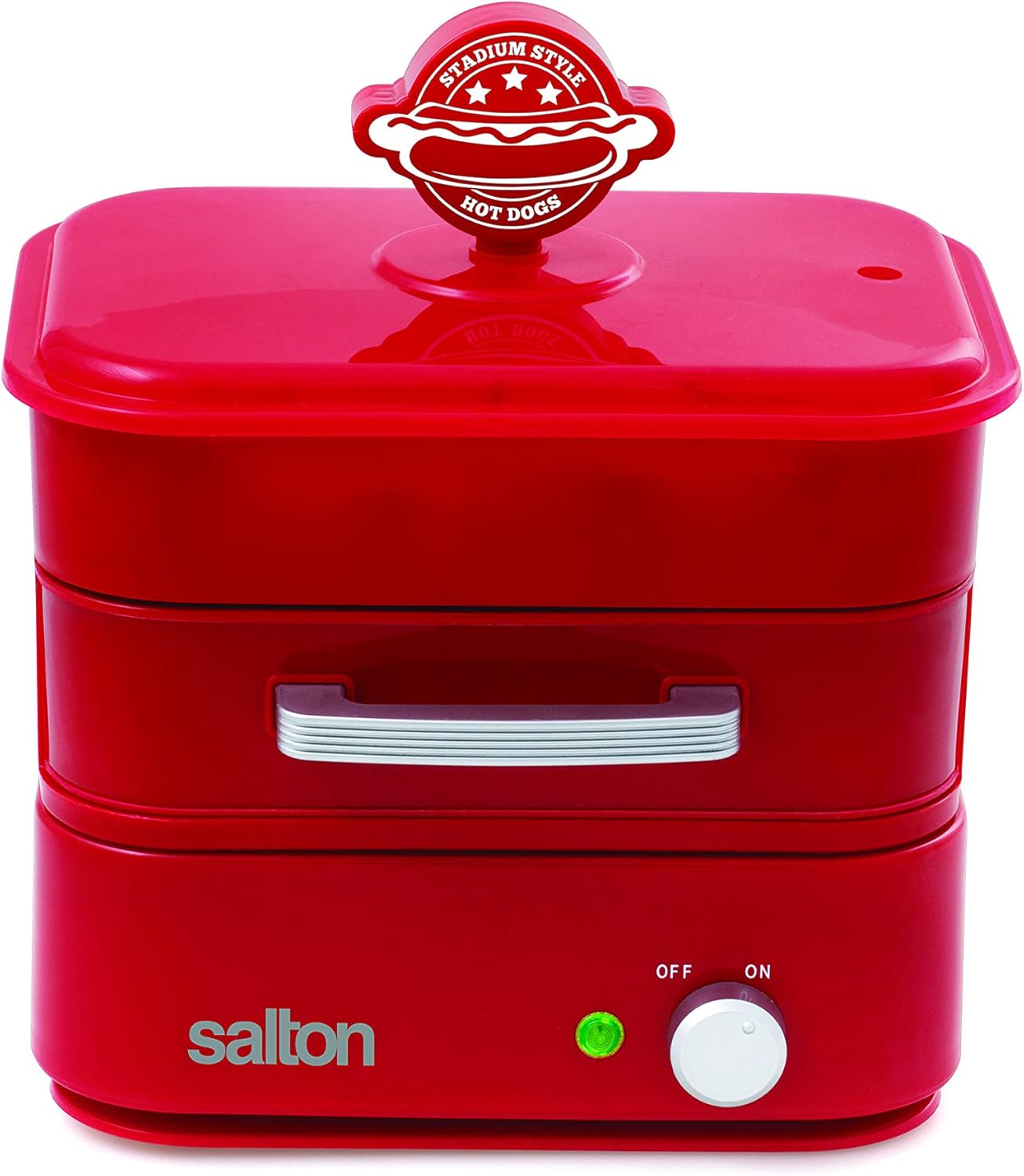 Hot Dog Steamer Transparent Red k7