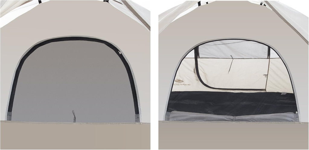 4 Person Water-Resistant Camping Tent with Rain Fly and Carrying Bag k7