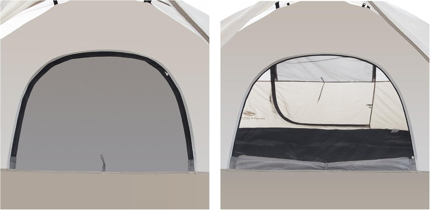 4 Person Water-Resistant Camping Tent with Rain Fly and Carrying Bag k7