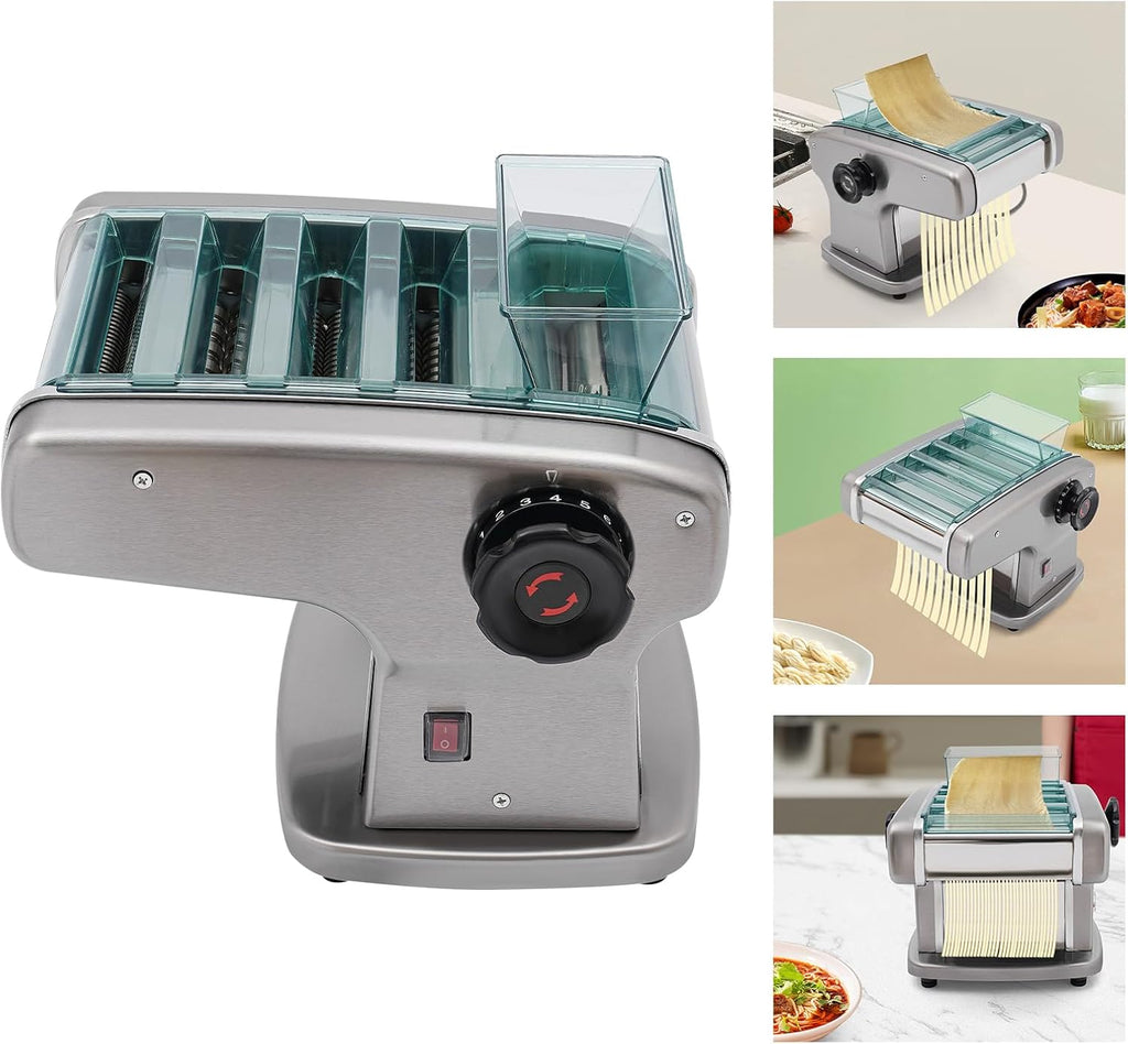 Electric Pasta Maker, Automatic Noodle Machine, Adjustable Cutter 7k