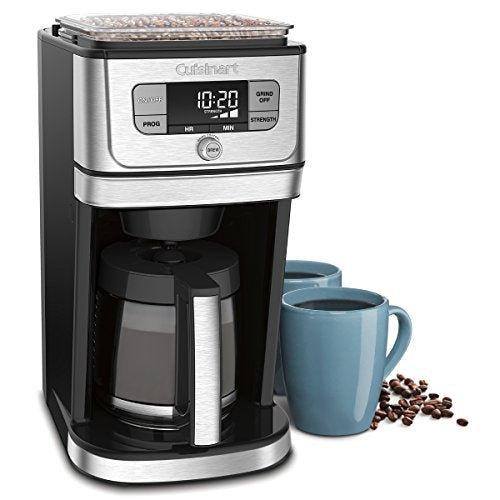 Automatic Burr Grind & Brew Coffee Maker 12-Cup Silver k7